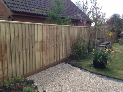 Overlap Fence Panel Fencing Sidmouth